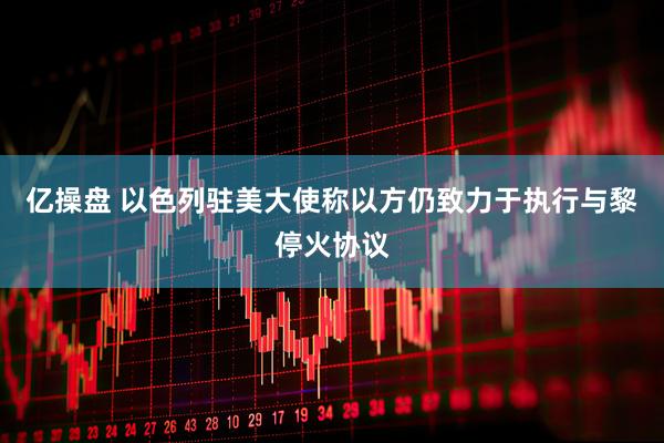亿操盘 以色列驻美大使称以方仍致力于执行与黎停火协议